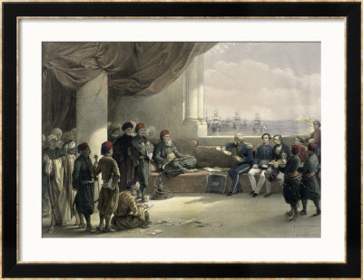 Interview With Mehemet Ali In His Palace by David Roberts Pricing Limited Edition Print image