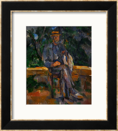 Seated Man, 1905-1906 by Paul Cézanne Pricing Limited Edition Print image