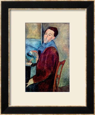 Self Portrait, 1919 by Amedeo Modigliani Pricing Limited Edition Print image