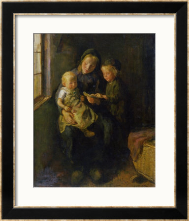 The Reading Lesson by Jacob Simon Kever Pricing Limited Edition Print image