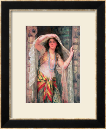 Safie, One Of The Three Ladies Of Baghdad by William Clarke Wontner Pricing Limited Edition Print image