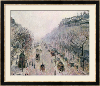 Boulevard Montmartre, 1897 by Camille Pissarro Pricing Limited Edition Print image