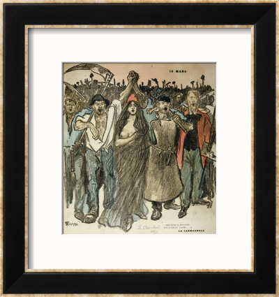 La Carmagnole, Patriotic Song Of The French Revolution, From Le Chambard Socialiste, 1894 by Théophile Alexandre Steinlen Pricing Limited Edition Print image