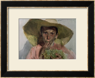 Boy Eating Grapes, 1890 by Joaquín Sorolla Y Bastida Pricing Limited Edition Print image