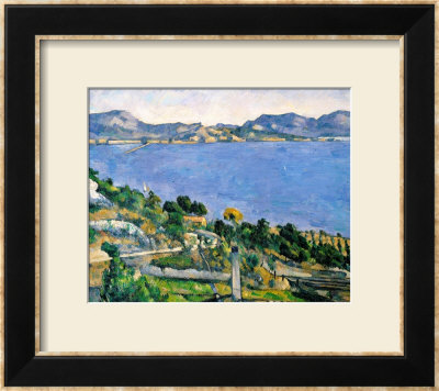 L'estaque, View Of The Bay Of Marseilles, Circa 1878-79 by Paul Cezanne Pricing Limited Edition Print image