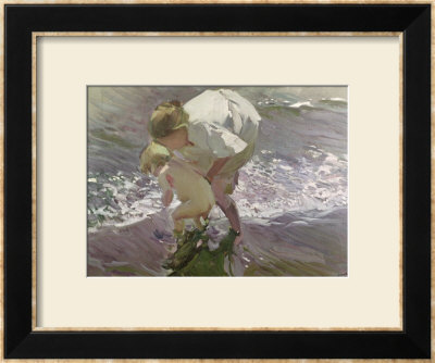 Bathing On The Beach, 1908 by Joaquín Sorolla Y Bastida Pricing Limited Edition Print image