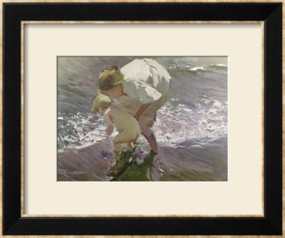 Bathing On The Beach, 1908 by Joaquin Sorolla Y Bastida Pricing Limited Edition Print image