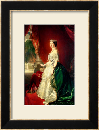 Empress Eugenie Of France (1826-1920) Wife Of Napoleon Bonaparte Iii (1808-73) by Franz Xavier Winterhalter Pricing Limited Edition Print image