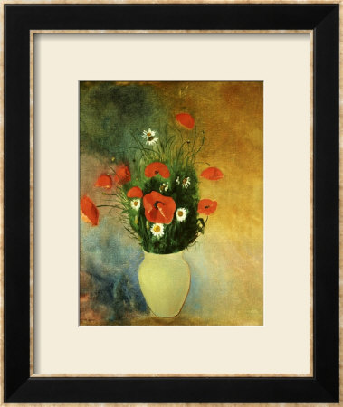 Poppies And Daisies by Odilon Redon Pricing Limited Edition Print image