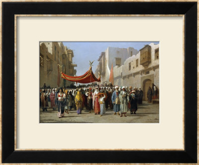 An Arab Wedding Procession, 1888 by Vincenzo Marinelli Pricing Limited Edition Print image