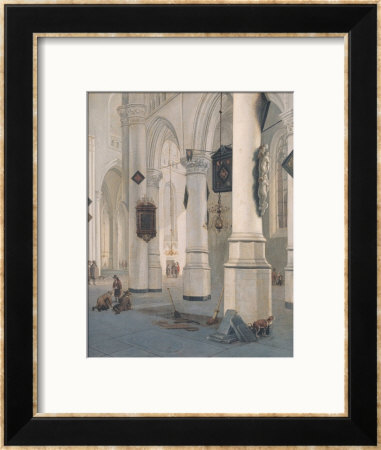 Church Interior by Emanuel De Witte Pricing Limited Edition Print image