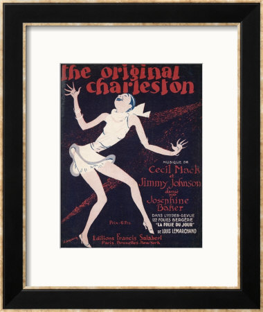 The Original Charleston, As Danced By Josephine Baker At The Folies-Bergere Paris by Roger De Valerio Pricing Limited Edition Print image