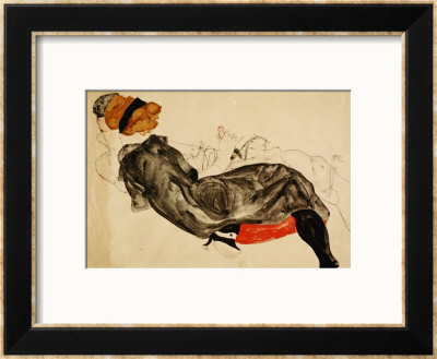 Couple (Liebespaar), 1912 by Egon Schiele Pricing Limited Edition Print image