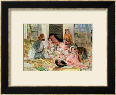 The Harem, Circa 1850 by John Frederick Lewis Pricing Limited Edition Print image