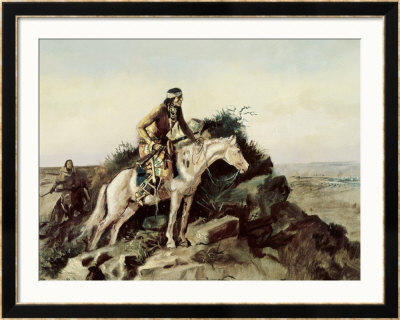 The Lookout by Charles Marion Russell Pricing Limited Edition Print image