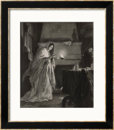 Macbeth, Lady Macbeth Sleep Walking by M. Adamo Pricing Limited Edition Print image