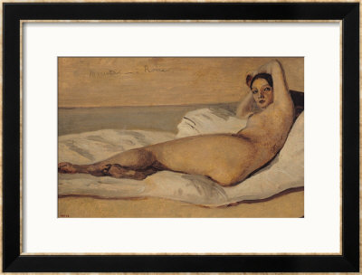 The Roman Odalisque (Marietta) 1843 by Jean-Baptiste-Camille Corot Pricing Limited Edition Print image