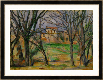 Trees And Houses, Circa 1885 by Paul Cézanne Pricing Limited Edition Print image