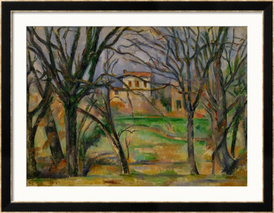Trees And Houses, Circa 1885 by Paul Cezanne Pricing Limited Edition Print image
