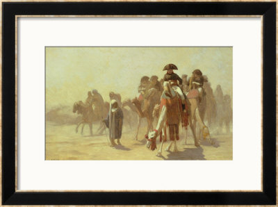 General Bonaparte With His Military Staff In Egypt, 1863 by Jean-Leon Gerome Pricing Limited Edition Print image