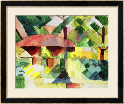 The Garden, 1914 by Auguste Macke Pricing Limited Edition Print image
