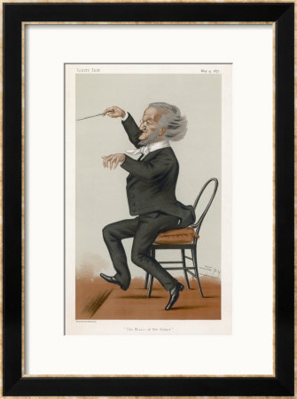 Richard Wagner The German Musician Conducts by Spy (Leslie M. Ward) Pricing Limited Edition Print image