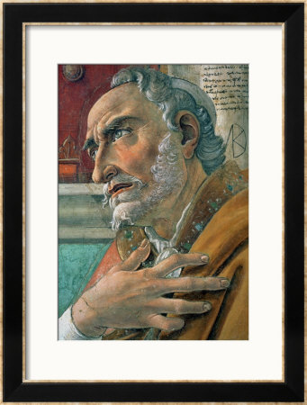 Detail From St. Augustine In His Study by Sandro Botticelli Pricing Limited Edition Print image