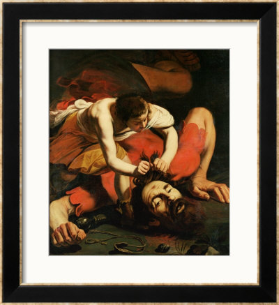 David With Goliath's Head by Caravaggio Pricing Limited Edition Print image