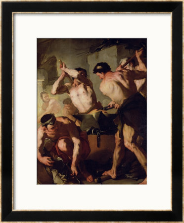 Vulcan's Forge, Circa 1660 by Luca Giordano Pricing Limited Edition Print image