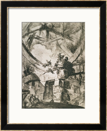 An Imaginary Prison: Plate Ix From The Carceri D'invenzione Series, Circa 1745 by Giovanni Battista Piranesi Pricing Limited Edition Print image