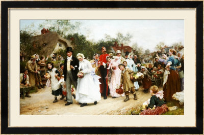 The Village Wedding by Samuel Luke Fildes Pricing Limited Edition Print image
