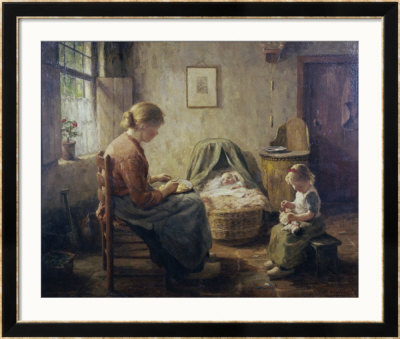 The New Baby by Evert Pieters Pricing Limited Edition Print image