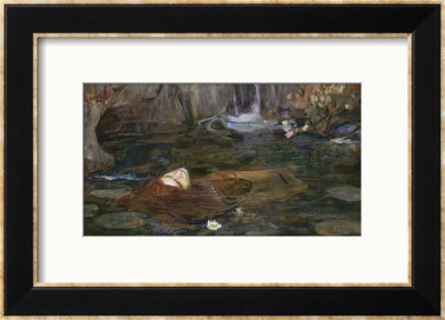 The Head Of Orpheus by John William Waterhouse Pricing Limited Edition Print image