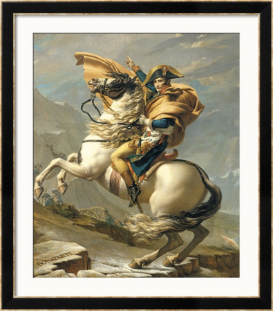 Napoleon Crossing The Alps At The St. Bernard Pass, 20Th May 1800, Circa 1800-01 by Jacques-Louis David Pricing Limited Edition Print image