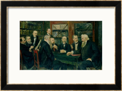 The Hamburg Convention Of Professors, 1906 by Max Liebermann Pricing Limited Edition Print image