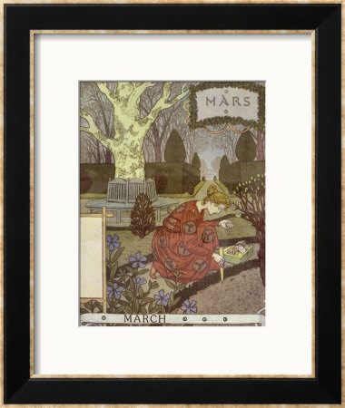 March by Eugene Grasset Pricing Limited Edition Print image