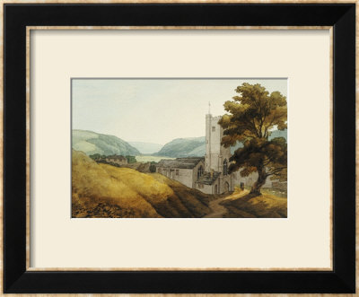 From The Churchyard At Dulverton, Somerset, 1800 by John White Abbott Pricing Limited Edition Print image