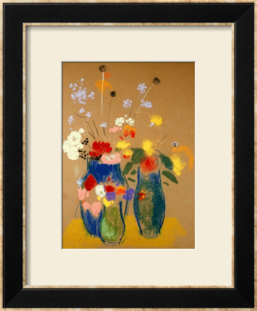 Three Vases Of Flowers by Odilon Redon Pricing Limited Edition Print image