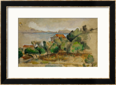 The Bay Of L'estaque, 1878-1882 by Paul Cézanne Pricing Limited Edition Print image
