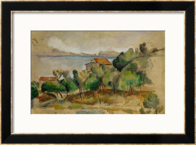 The Bay Of L'estaque, 1878-1882 by Paul Cezanne Pricing Limited Edition Print image