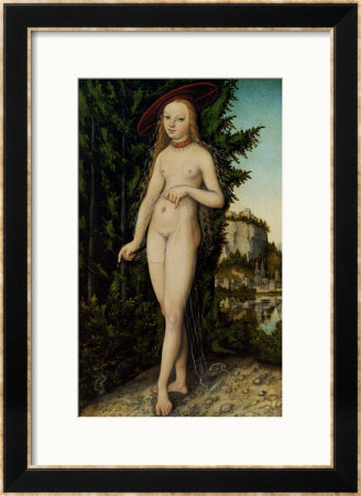 Venus Standing In A Landscape, 1529 by Lucas Cranach The Elder Pricing Limited Edition Print image