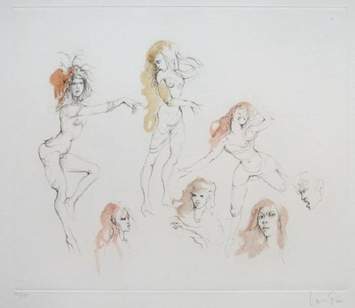 Etude De Nu Dansant by Leonor Fini Pricing Limited Edition Print image