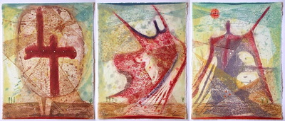 Tryptique (Portfoiio Of 3 Etchings) by Rene Carcan Pricing Limited Edition Print image