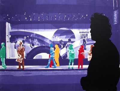 Peintre Et Modele : Violet D'egypte by Gerard Fromanger Pricing Limited Edition Print image