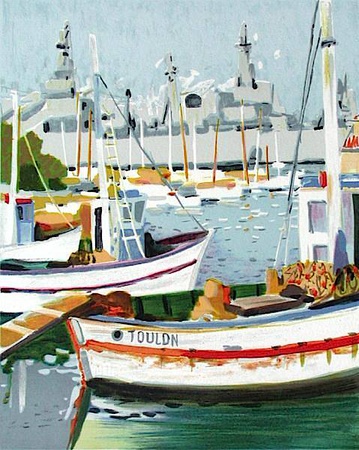 Le Port De Toulon by Georges Palmieri Pricing Limited Edition Print image