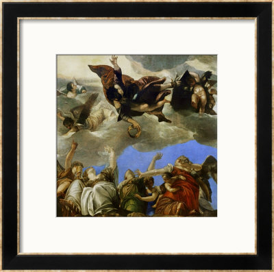 Saint Mark Rewarding The Theological Virtues by Paolo Veronese Pricing Limited Edition Print image