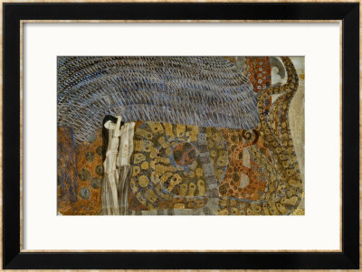 Beethovenfrieze, Detail Of The Personification Of Gnawing Sorrow, 1902 by Gustav Klimt Pricing Limited Edition Print image