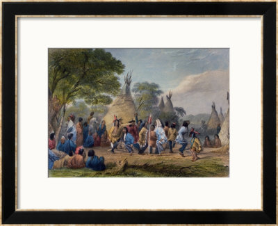 Dog Dance Of The Dakotas by Seth Eastman Pricing Limited Edition Print image