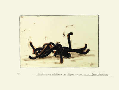 Combinaison Aleatoire De Lignes Indeterminees 3 by Bernar Venet Pricing Limited Edition Print image