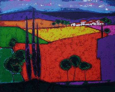 Paysage Du Languedoc by Roger Bonafé Pricing Limited Edition Print image